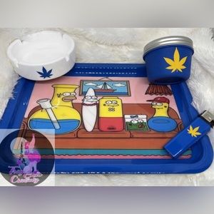 Rolling Tray Set